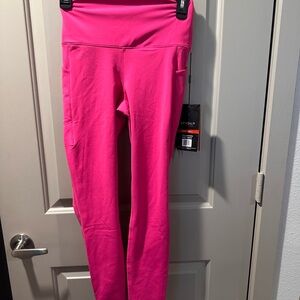 Spider Active Pink High-Waisted Leggings